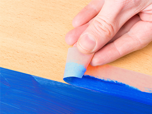 how to remove masking tape from wallpaper