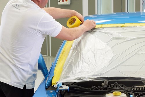 automotive masking sheeting