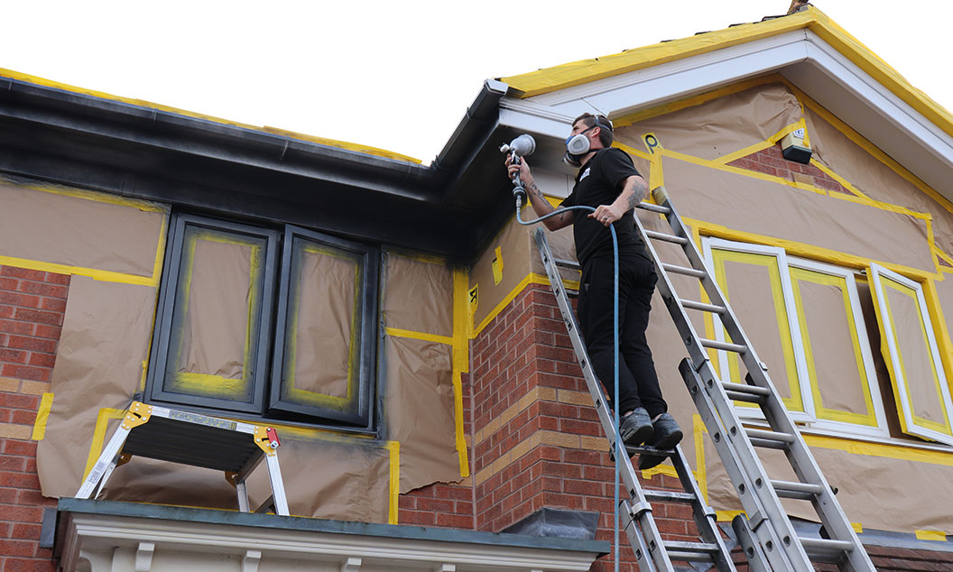 upvc spraying